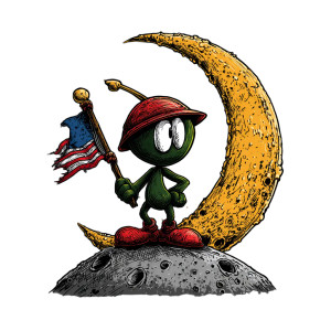 Marvin The Martian Vinyl Car Decal Sticker – Waterproof & UV-Resistant 3.4133333333333336" Marvin The Martian Vinyl Car Decal Sticker – Waterproof & UV-Resistant 3.4133333333333336"