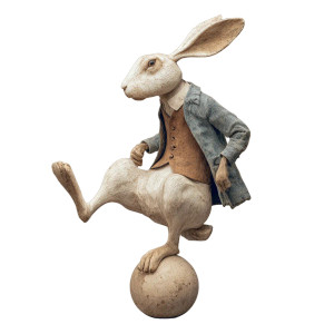 Balancing Hare Vinyl Car Decal Sticker – Waterproof & UV-Resistant 3.4133333333333336" Balancing Hare Vinyl Car Decal Sticker – Waterproof & UV-Resistant 3.4133333333333336"