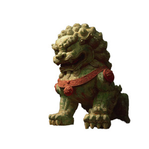 Guardian Lion Vinyl Car Decal Sticker – Waterproof & UV-Resistant 3.4133333333333336"