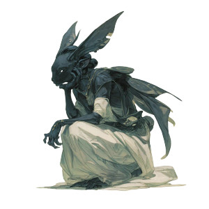 Shadow Puca Creature Vinyl Car Decal Sticker – Waterproof & UV-Resistant 3.4133333333333336"