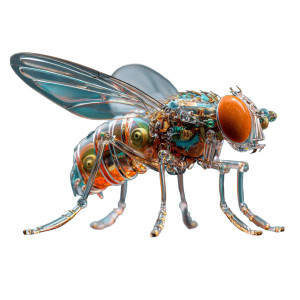 Glass Fly Portrait Vinyl Car Decal Sticker – Waterproof & UV-Resistant 6.826666666666667"