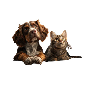 Dog And Cat V11 Vinyl Car Decal Sticker – Waterproof & UV-Resistant 6.826666666666667"