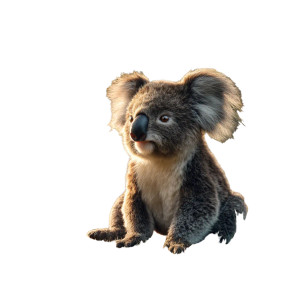 Koala On Grass Vinyl Car Decal Sticker – Waterproof & UV-Resistant 6.826666666666667"