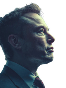 Elon Musk Promo Vinyl Car Decal Sticker – Waterproof & UV-Resistant 4.1066666666666665"