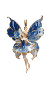 Butterfly Fairy Pendant Vinyl Car Decal Sticker – Waterproof & UV-Resistant 4.8533333333333335"