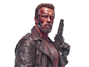 Fortnite Terminator Vinyl Car Decal Sticker – Waterproof & UV-Resistant 6.1866666666666665"