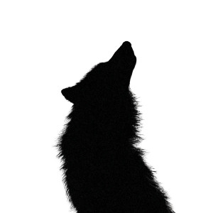 Silhouette Wolf Vinyl Car Decal Sticker – Waterproof & UV-Resistant 3.4133333333333336"