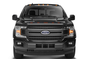 Enhance Your F-150 with AVS Bug Shield for Increased Style & Visibility | Black | LED Marker Lights | Easy Install