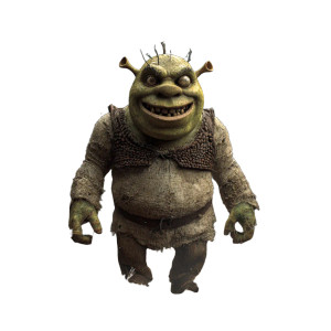 Horror Shrek Vinyl Car Decal Sticker – Waterproof & UV-Resistant 3.4133333333333336"