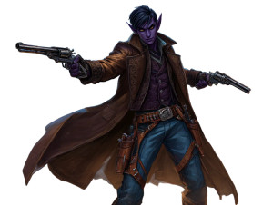 Fantasy Gunslinger V4 Vinyl Car Decal Sticker – Waterproof & UV-Resistant 6.1866666666666665"