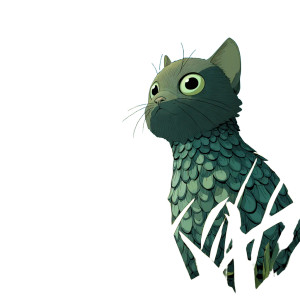 Scaled Cat Vinyl Car Decal Sticker – Waterproof & UV-Resistant 3.4133333333333336"