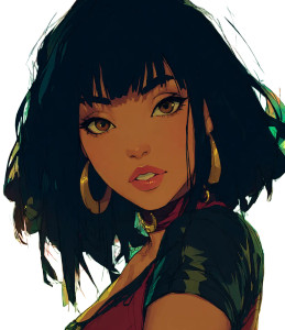 Latina Fairy Woman Vinyl Car Decal Sticker – Waterproof & UV-Resistant 3.946666666666666