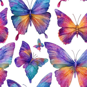 Cyberpunk Butterfly Pattern Vinyl Car Decal Sticker – Waterproof & UV-Resistant 3.4133333333333336"