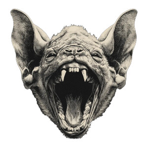 Vampire Bat Graphic Vinyl Car Decal Sticker – Waterproof & UV-Resistant 6.826666666666667"