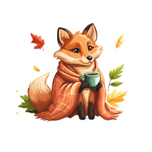 Cozy Fox Tea Vinyl Car Decal Sticker – Waterproof & UV-Resistant 6.826666666666667" Cozy Fox Tea Vinyl Car Decal Sticker – Waterproof & UV-Resistant 6.826666666666667"