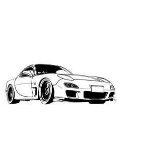 Fast Circuit Car Vinyl Car Decal Sticker – Waterproof & UV-Resistant 3.4133333333333336"
