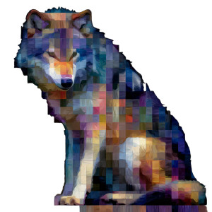 Cubist Wolf Art Vinyl Car Decal Sticker – Waterproof & UV-Resistant 3.4133333333333336" Cubist Wolf Art Vinyl Car Decal Sticker – Waterproof & UV-Resistant 3.4133333333333336"