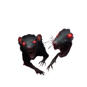 Angry Sewer Rats Vinyl Car Decal Sticker – Waterproof & UV-Resistant 3.4133333333333336"