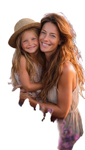 Mother And Daughter V123 Vinyl Car Decal Sticker – Waterproof & UV-Resistant 4.8533333333333335"