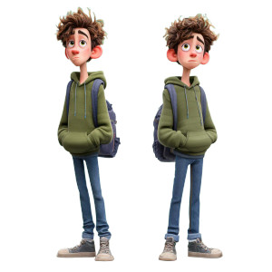 Young Man'S Transformation Vinyl Car Decal Sticker – Waterproof & UV-Resistant 6.826666666666667"