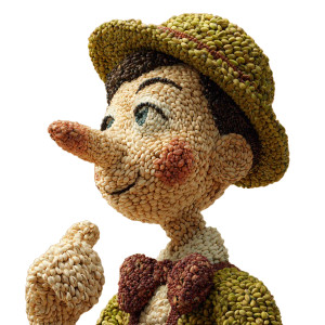 Pistachio Pinocchio Vinyl Car Decal Sticker – Waterproof & UV-Resistant 3.4133333333333336"
