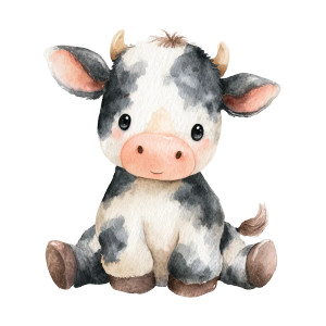 Kawaii Cow Illustration Vinyl Car Decal Sticker – Waterproof & UV-Resistant 3.4133333333333336" Kawaii Cow Illustration Vinyl Car Decal Sticker – Waterproof & UV-Resistant 3.4133333333333336"