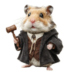 Hamster Judge Vinyl Car Decal Sticker – Waterproof & UV-Resistant 6.826666666666667" Hamster Judge Vinyl Car Decal Sticker – Waterproof & UV-Resistant 6.826666666666667"