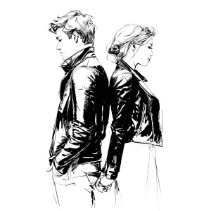 Stylish Young Couple V4 Vinyl Car Decal Sticker – Waterproof & UV-Resistant 3.4133333333333336" Stylish Young Couple V4 Vinyl Car Decal Sticker – Waterproof & UV-Resistant 3.4133333333333336"