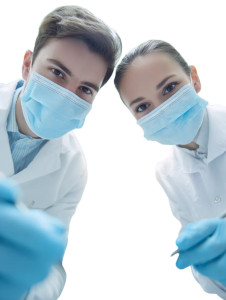 Young Dentists Working Vinyl Car Decal Sticker – Waterproof & UV-Resistant 4.1066666666666665"