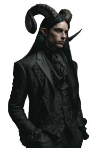 Androgynous Tiefling Portrait Vinyl Car Decal Sticker – Waterproof & UV-Resistant 4.4 Androgynous Tiefling Portrait Vinyl Car Decal Sticker – Waterproof & UV-Resistant 4.4