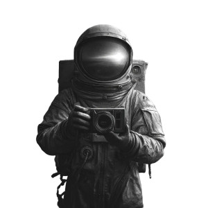 Moody Cosmonaut Vinyl Car Decal Sticker – Waterproof & UV-Resistant 6.826666666666667"