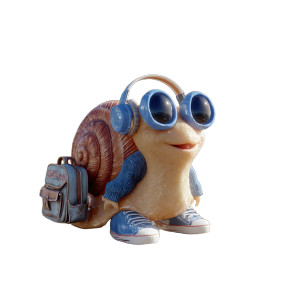 3D Cute Snail Vinyl Car Decal Sticker – Waterproof & UV-Resistant 6.826666666666667"