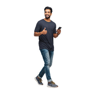 Young Indian Man V6 Vinyl Car Decal Sticker – Waterproof & UV-Resistant 6.826666666666667"