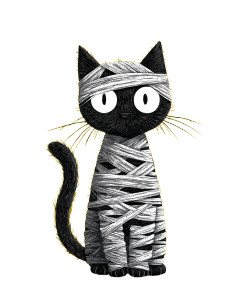 Mummy Kitten Vinyl Car Decal Sticker – Waterproof & UV-Resistant 4.0"