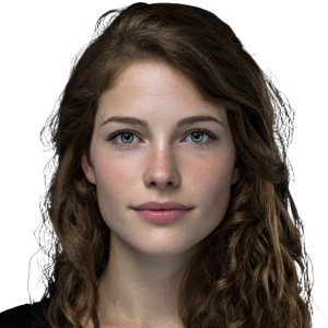 Professional Female Portrait V4 Vinyl Car Decal Sticker – Waterproof & UV-Resistant 6.826666666666667"