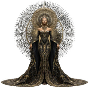 Goddess Of Abundance Vinyl Car Decal Sticker – Waterproof & UV-Resistant 6.826666666666667"