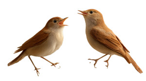 Realistic Nightingale Birds Vinyl Car Decal Sticker – Waterproof & UV-Resistant 5.4