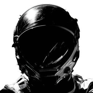 Astronaut Helmet Closeup V2 Vinyl Car Decal Sticker – Waterproof & UV-Resistant 3.4133333333333336"
