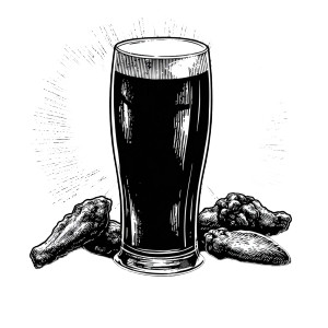 Pub Beer Glass Vinyl Car Decal Sticker – Waterproof & UV-Resistant 3.4133333333333336"