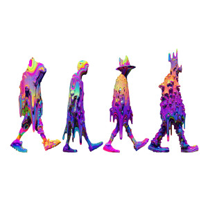 Psychedelic Candyland Beings Vinyl Car Decal Sticker – Waterproof & UV-Resistant 6.826666666666667"