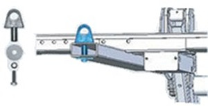 Hydralift Motorcycle Tie Down Arms | Set Of 4 | Steel | Rust Resistant | Easy To Use