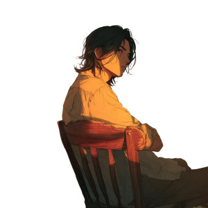 Introspective Young Man V3 Vinyl Car Decal Sticker – Waterproof & UV-Resistant 3.4133333333333336"