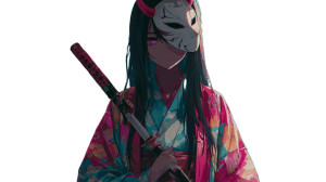 Anime Kimono Warrior Vinyl Car Decal Sticker – Waterproof & UV-Resistant 2.72" Anime Kimono Warrior Vinyl Car Decal Sticker – Waterproof & UV-Resistant 2.72"