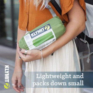 Klymit Static V Inflatable Sleeping Pad | Quick Inflation, V-Chamber Design | Lightweight & Durable
