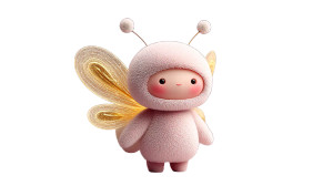 Magical Firefly Character Vinyl Car Decal Sticker – Waterproof & UV-Resistant 5.4