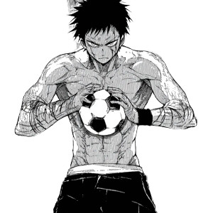 Anime Soccer Player V3 Vinyl Car Decal Sticker – Waterproof & UV-Resistant 3.4133333333333336"