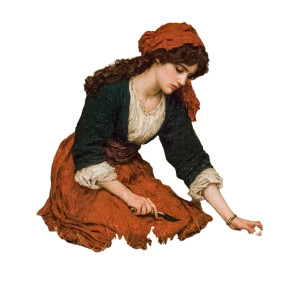 Witch With Dagger Vinyl Car Decal Sticker – Waterproof & UV-Resistant 3.4133333333333336"