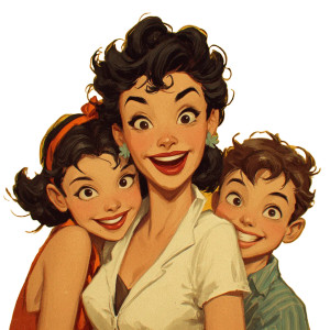 Cartoon Family Portrait V2 Vinyl Car Decal Sticker – Waterproof & UV-Resistant 6.826666666666667" Cartoon Family Portrait V2 Vinyl Car Decal Sticker – Waterproof & UV-Resistant 6.826666666666667"