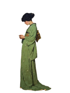 Elegant Woman Kimono Vinyl Car Decal Sticker – Waterproof & UV-Resistant 4.1066666666666665" Elegant Woman Kimono Vinyl Car Decal Sticker – Waterproof & UV-Resistant 4.1066666666666665"