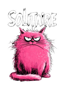 Angry Pink Cat Vinyl Car Decal Sticker – Waterproof & UV-Resistant 4.266666666666667"